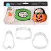 R&M International Halloween 3 Piece Cookie Cutter Set with Candy, Pumpkin, and Ghost - 2 of 4