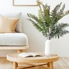 Unique Bargains Durable Artificial Bracken Stems Leaves Plants 28" 1 Pc - 2 of 4