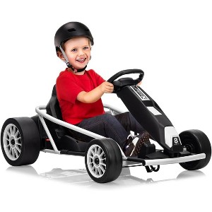 24V 9Ah Kids Ride On Go Kart Toy,High Speed 8.1MPH Drifting Car with 2x300W Motors,14.3" XL Seat,Full Metal Frame - 1 of 4