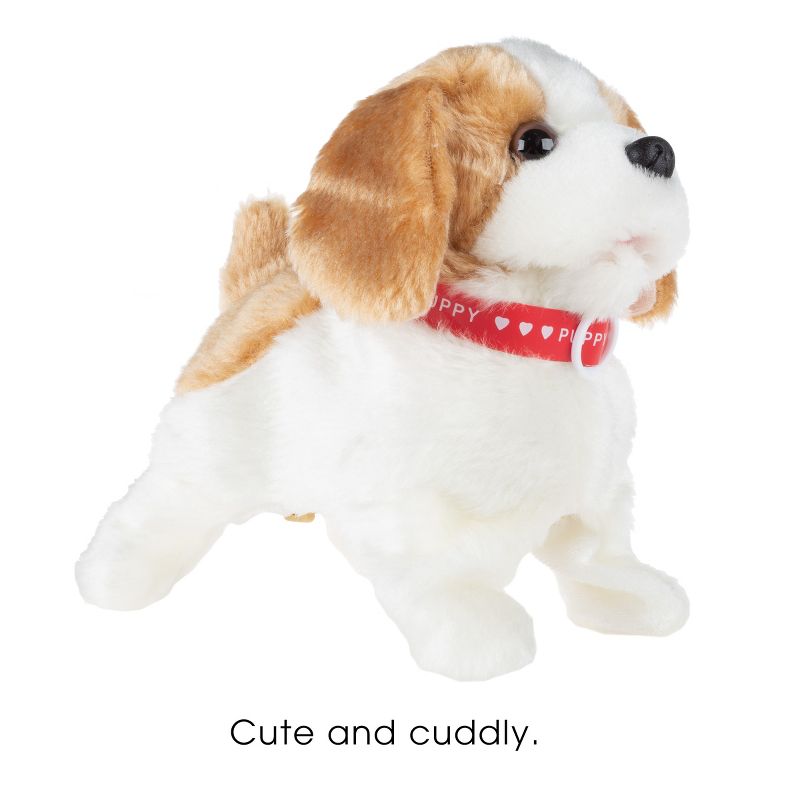 Toy Time Kids' Battery-Operated Interactive Plush Puppy Toy, 5 of 9