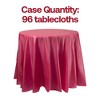 Smarty Had A Party 84" Burgundy Round Plastic Tablecloths - 96 pcs - 3 of 4