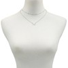 16 inch silver butterfly delicate necklace for women - 2 of 2
