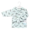 Hudson Baby Plush Animal Face Bathrobe, Triceratops, 0-9M - 2 of 2