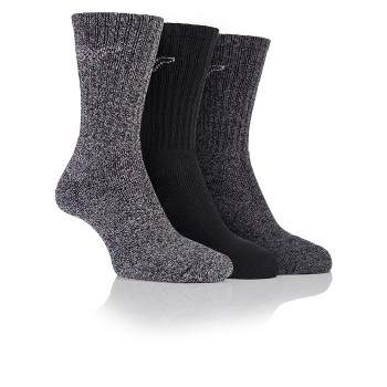 Men's Marl Boot Sock | Size Men's 7-12 - Black/charcoal