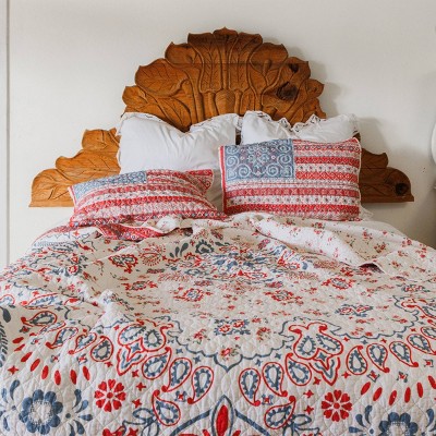 JG Co. by Amie and Jolie Sikes Boho Americana Quilt Set 3Pc Floral - Jg By Amie And Joie Sikes — фото 6