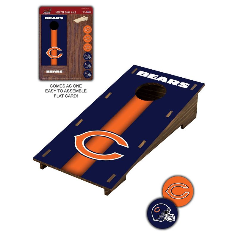NFL Chicago Bears Desktop Cornhole, 1 of 3