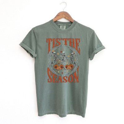 Simply Sage Market Women's Tis The Season Fall Short Sleeve Garment Dyed Tee