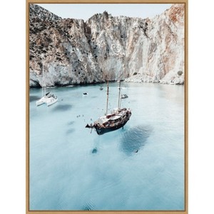Amanti Art Milos Illusions by Bella Eve Canvas Wall Art Print Framed - 1 of 4