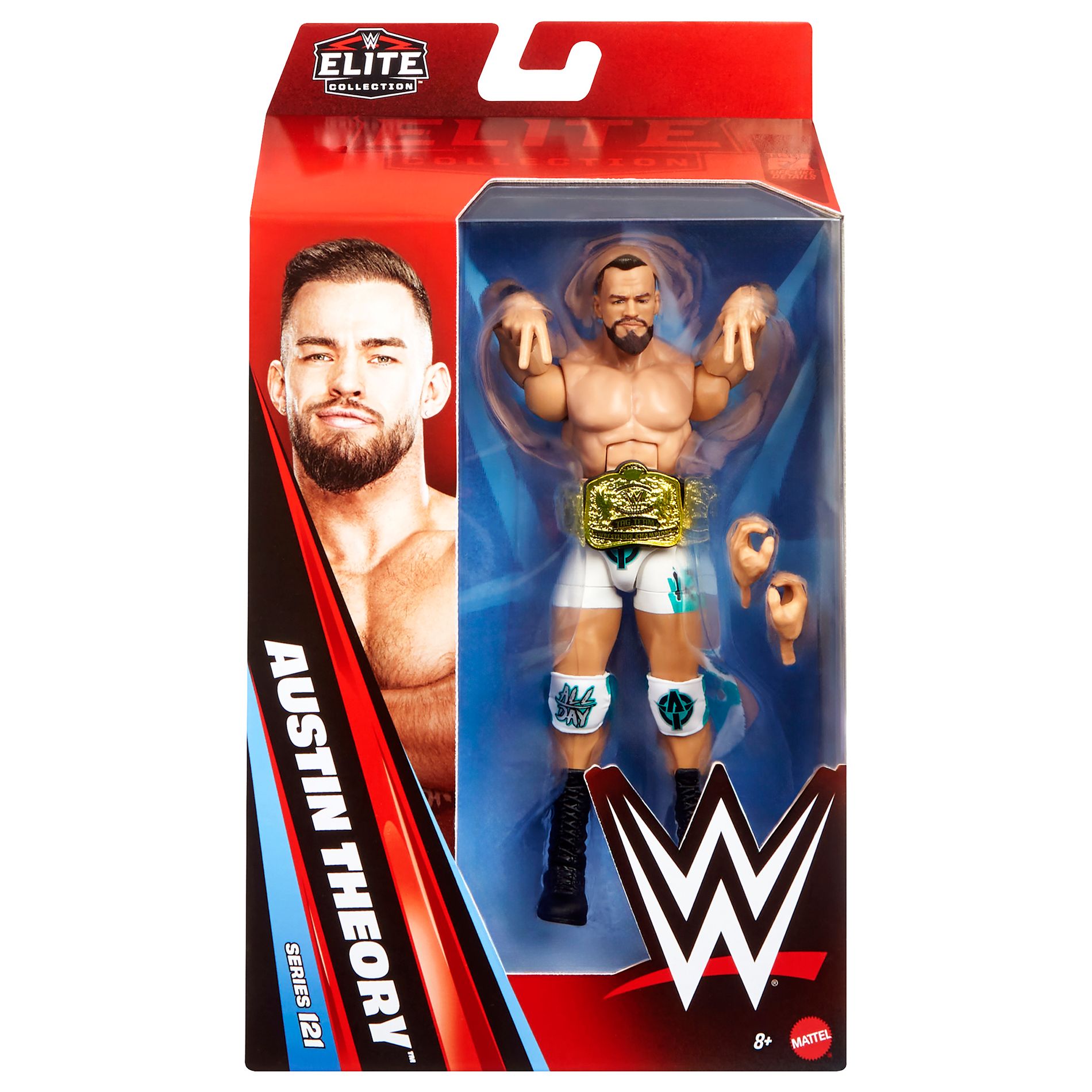 WWE Elite 121 Austin Theory Action Figure