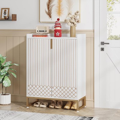 Hommoo Shoe Cabinet with Doors