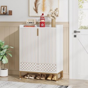 Hommoo Shoe Cabinet with Doors - 1 of 4