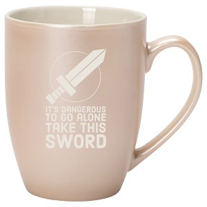 100 North Legendary Hero's 10 Ounce White and Precious Pearl Metallic Finish, Comfortably Fits Your Hands, New Bone China Coffee Tea Cup Mug, It's - 1 of 1