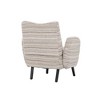 Gulches Modern Boucle Accent Chair, Khaki Upholstered Reading Chair with Side Storage Pocket - 3 of 4