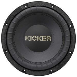 Kicker 50GOLD104 - Kicker 50th Anniversary 10" Comp Gold Subwoofer, Dual Voice Coil, 4-Ohm, 200-Watt RMS - 1 of 4
