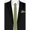 Jacob Alexander Men's Solid Color 2" Skinny Neck Tie - 3 of 4