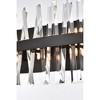 Elegant Lighting Serephina 10 - Light Vanity in  Black - 3 of 4