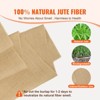 VEVOR Burlap Fabric Roll, 40” x 300 ft & 50 x 50 High Density Wide Natural Burlap Fabric Rolls, Jute Fabric Burlap Tree Wrap Roll, for Decor, Crafts - 3 of 4