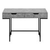 Vynxaria 48" Grey Computer Desk Office Table Home Office Organizer with Drawers for Laptop Work Files - 3 of 4