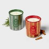2pk Jar Candle Giftset Forest Fir and Holiday Hearth 11oz - Threshold™ - 3 of 3