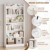 Yaheetech Modern 6-layer Open Shelf  Bookshelf for Office, Living Room - 4 of 4