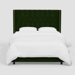 Louis Wingback Bed in Luxe Velvet - Threshold™ - 1 of 3
