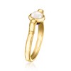 Ross-Simons 6mm White and Black Cultured Pearl Reversible Ring in 18kt Gold Over Sterling - 4 of 4