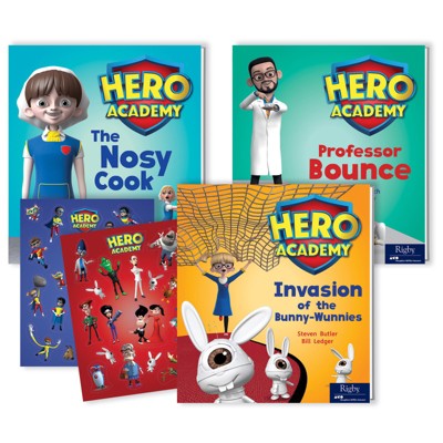 Rigby Hero Academy Parent Pack, Grades 2?3 (480L-540L) (Pack of 4)