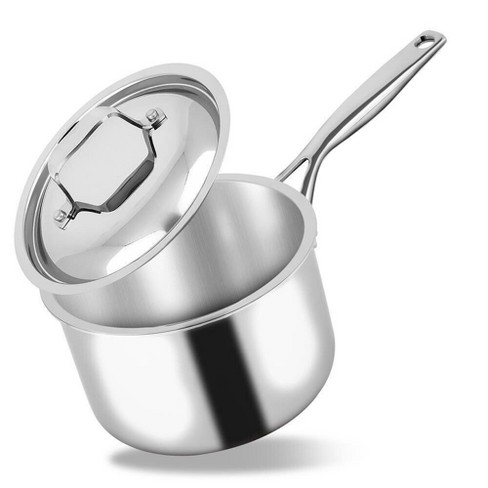 Nutrichef 3-quart Saucepan With Lid - Stainless-steel Stain