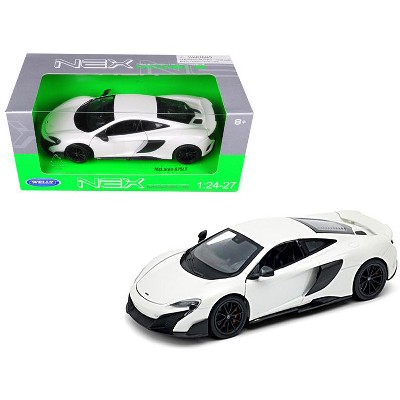 McLaren 675LT Coupe White 1/24-1/27 Diecast Model Car by Welly