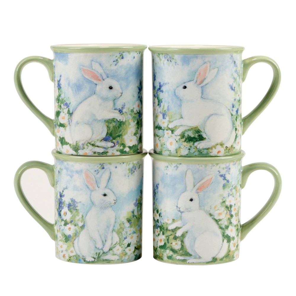 Photos - Glass Certified International  18oz Easter Morning Mugs (Set of 4)