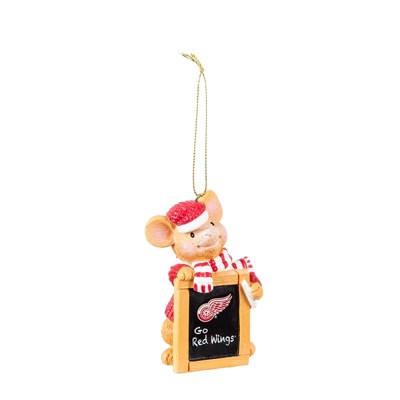 Detroit Red Wings, Holiday Mouse Ornament