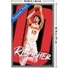 Trends International NBA Atlanta Hawks - Zaccharie Risacher 25 Framed Wall Poster Prints - 3 of 4