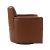 Gabino 29'' Wide Genuine Leather Swivel Chair | ARTFUL LIVING DESIGN - 4 of 4