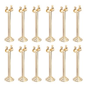 Unique Bargains Smooth Stable Rust Resistant Party Wedding Card Holders 12 Pcs - 1 of 4