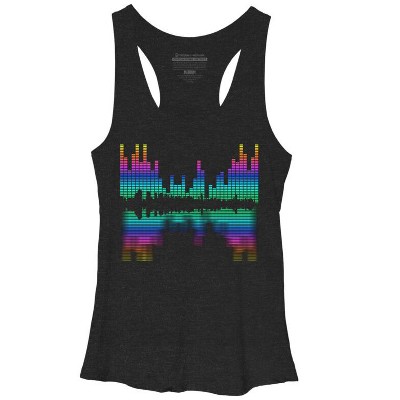Women's Design By Humans City of Sounds By clingcling Racerback Tank Top