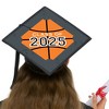 Big Dot of Happiness Grad Basketball - 2025 Graduation Cap Decorations Kit - Grad Cap Cover - 4 of 4