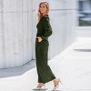Women's Elegant Long Sleeve Wide-Leg Jumpsuit - Cupshe - 2 of 4