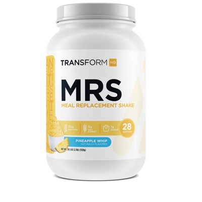 TransformHQ Meal Replacement Shake - Pineapple Whip, 28 Servings