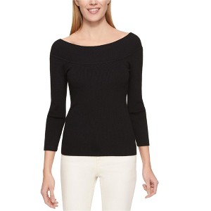 Tommy Hilfiger Womens Reverse Shawl Pullover Sweater - 1 of 1