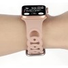 HTUTWOO Apple Watch Band Breathable Silicone Circles Sport Strap 44/45/46/49mm, Fadeless for iWatch Series 10 9 8 7 6 5 4 3 2 1 SE Ultra - 4 of 4