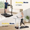 REDLIRO Under Desk Folding Treadmills 2 in 1 Walking Running Machine, Black - 4 of 4
