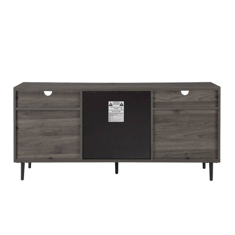 Ronan Modern Storage with Electric Fireplace TV Stand for TVs up to 65" - Saracina Home, 6 of 12