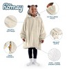The Bare Homey - Kids Wearable Blanket - Fleece Side Pockets - 3 of 4