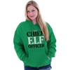 Xmas Chief Elf Officer Santa Helper Hoodie Sweatshirt Women Men Brisco Brands - 4 of 4