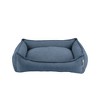 Arlee Home & Pet Cresent Lounger Orthopedic Eco-Friendly Memory Foam Dog Bolster Bed - Blue - S - 2 of 4