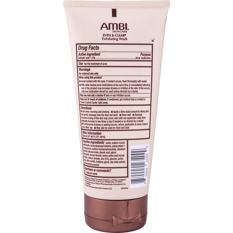Ambi Skincare Even &#38; Clear Exfoliating Wash - Scented - 5oz, 3 of 7