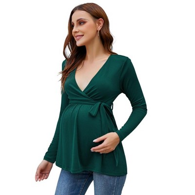 LXT- Maternity Shirts Maternity Tops Pregnancy Tunic Top