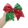 Unique Bargains Women's Halloween Sequin Bow Hair Elastics 1 Pc - 4 of 4