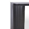 NicBex Wall Cabinet with Mirror Doors,Over the Toilet Storage Cabinet,Wall Mounted Bathroom Cabinet with Open Shelves,Storage Cabinet for Vanity - 4 of 4