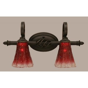 Toltec Lighting Elegante 2 - Light Vanity in  Dark Granite - 1 of 1